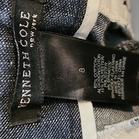 KENNETH Cole button up jeans size 8 - Picture 5 of 5